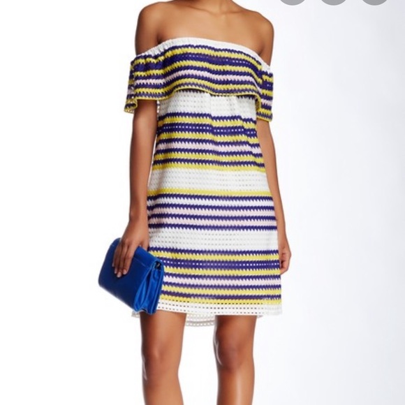 1 state off the shoulder dress